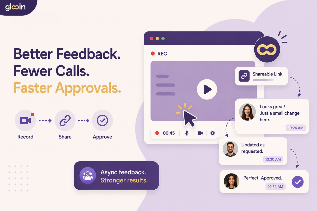 From Endless Calls to Instant Approvals: How Glooin Transforms Client Feedback