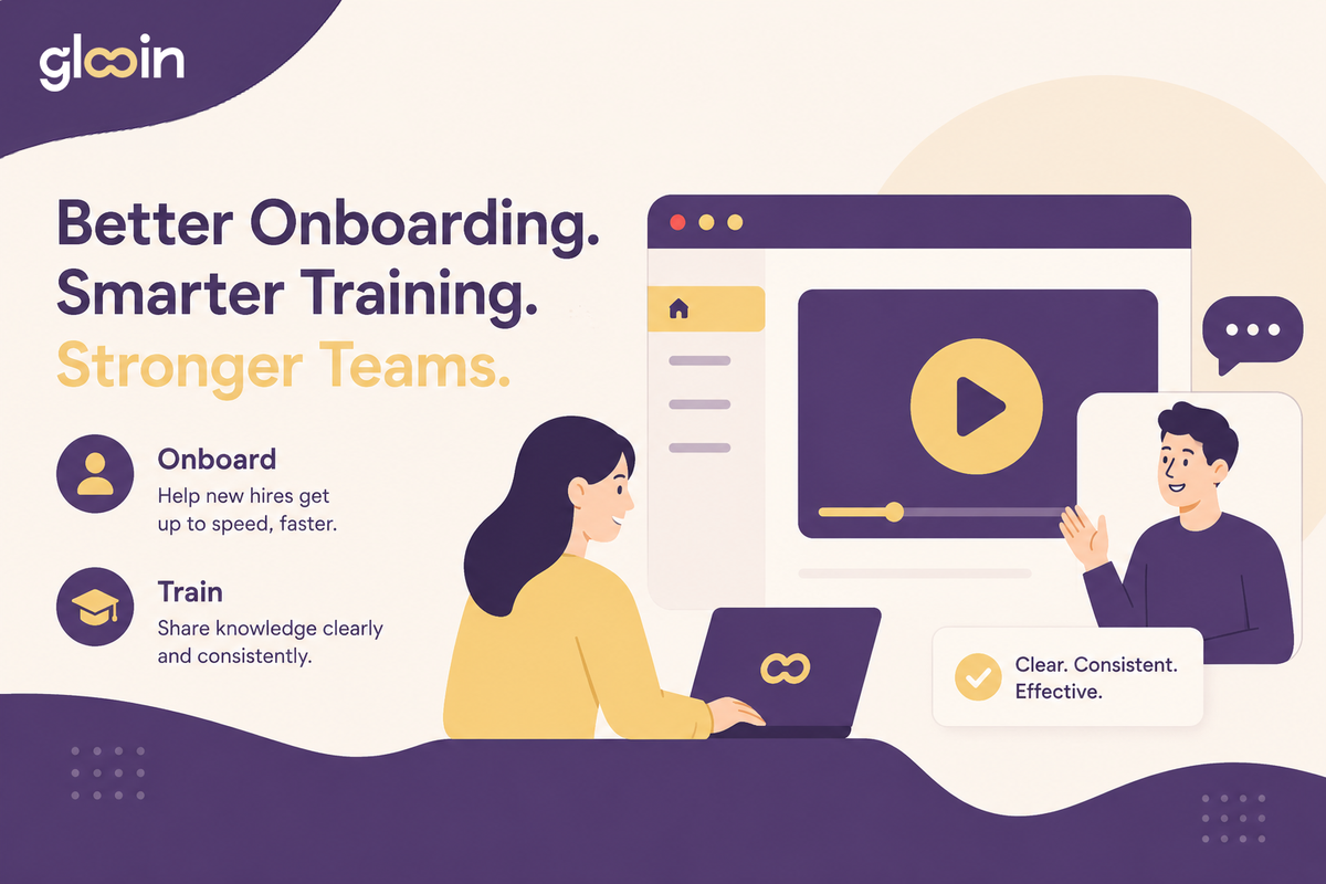 How Glooin supports better employee onboarding and customer training