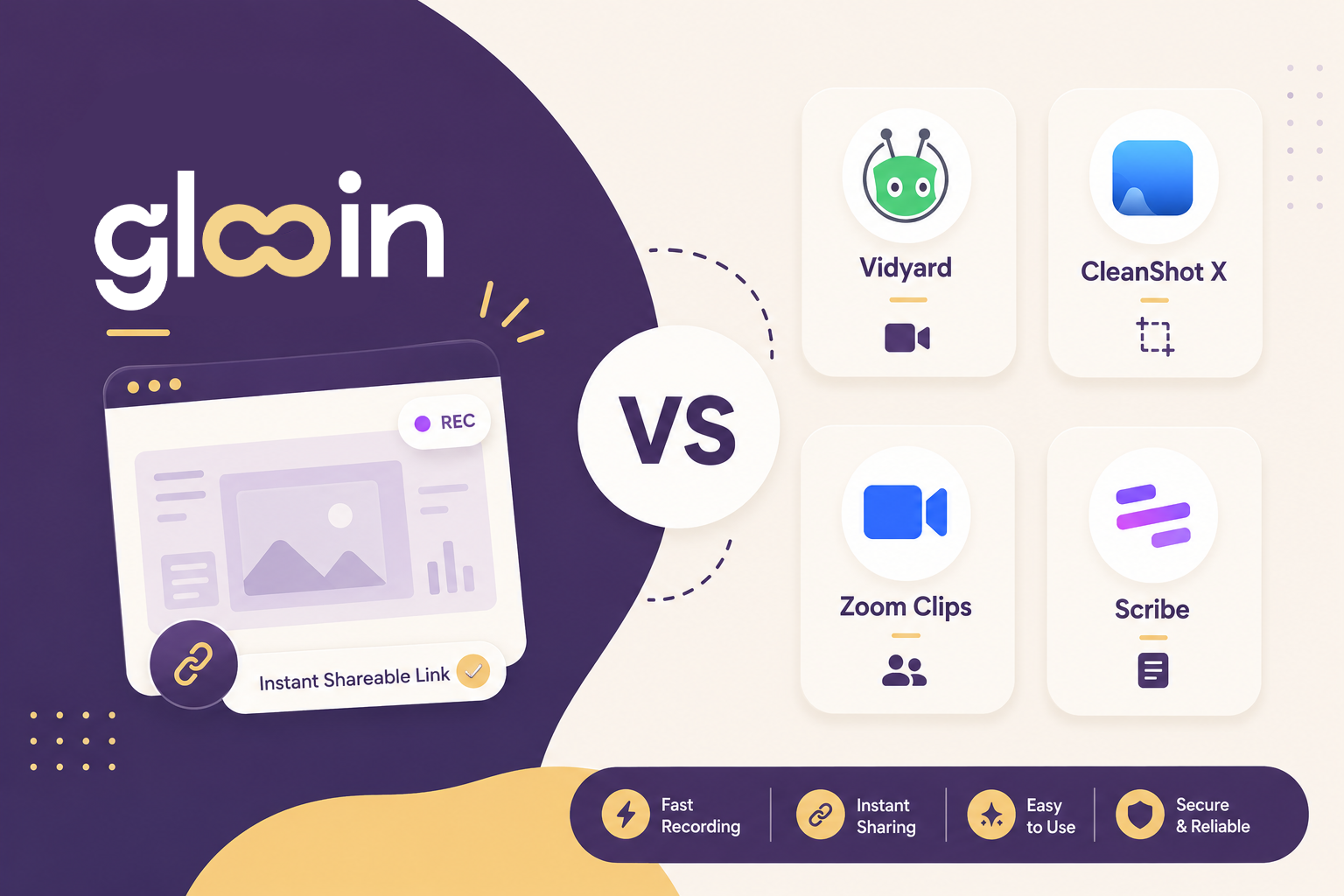 Glooin vs the Competition: Finding the Right Screen Recorder for 2026