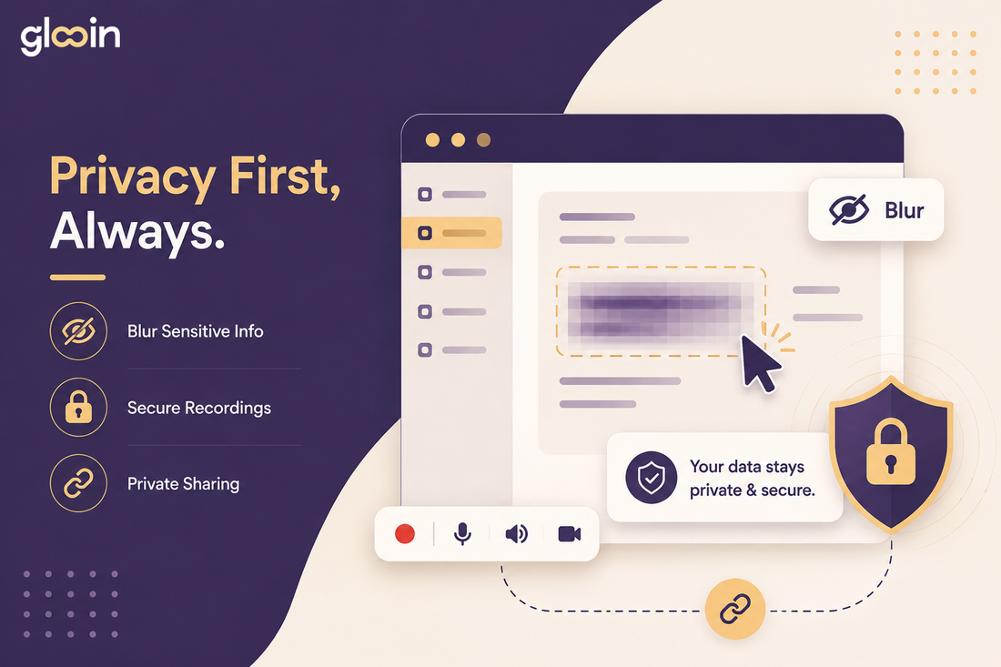 Privacy & Security in Screen Recordings: How to Protect Sensitive Information Without Slowing Down Your Workflow