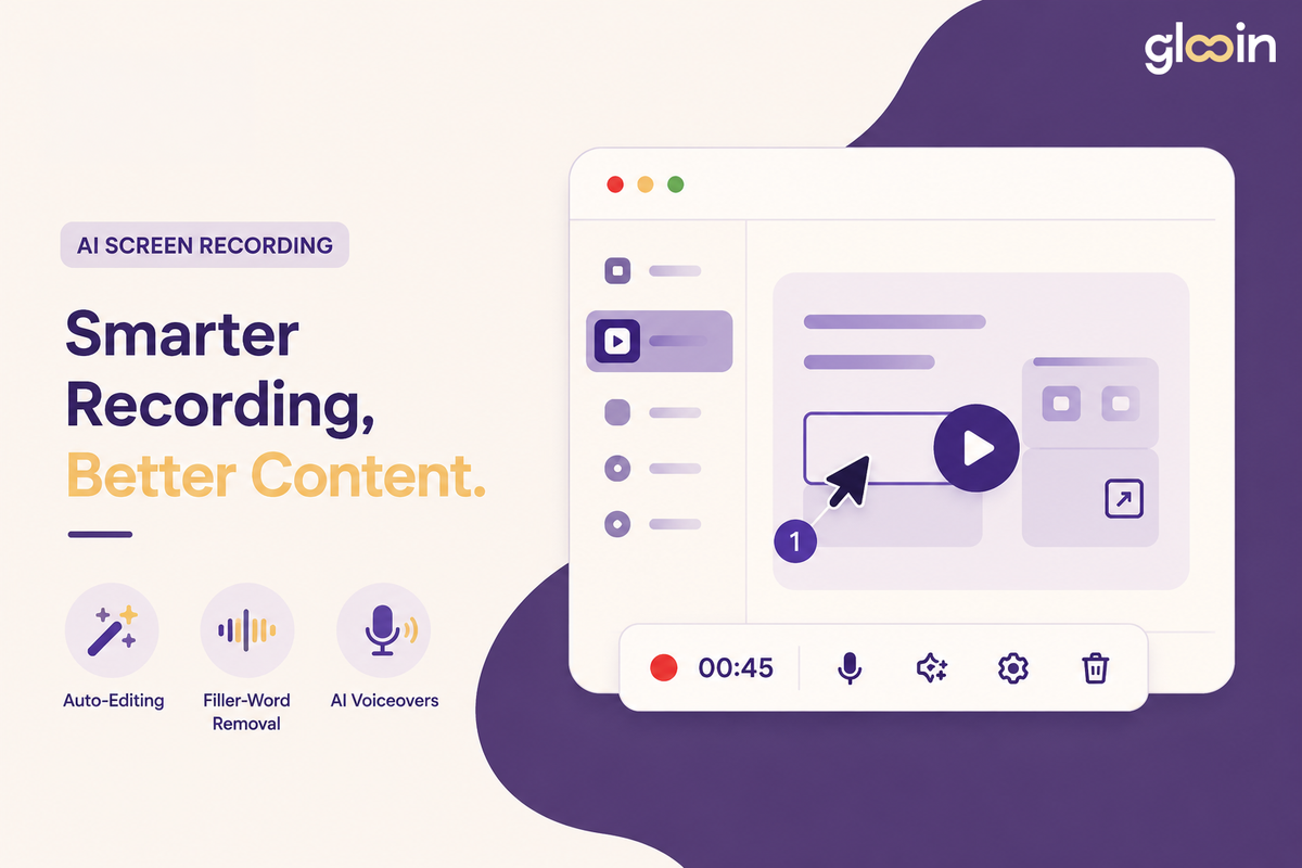 AI Screen Recording in 2026: Auto-Editing, Filler-Word Removal & AI Voiceovers Explained