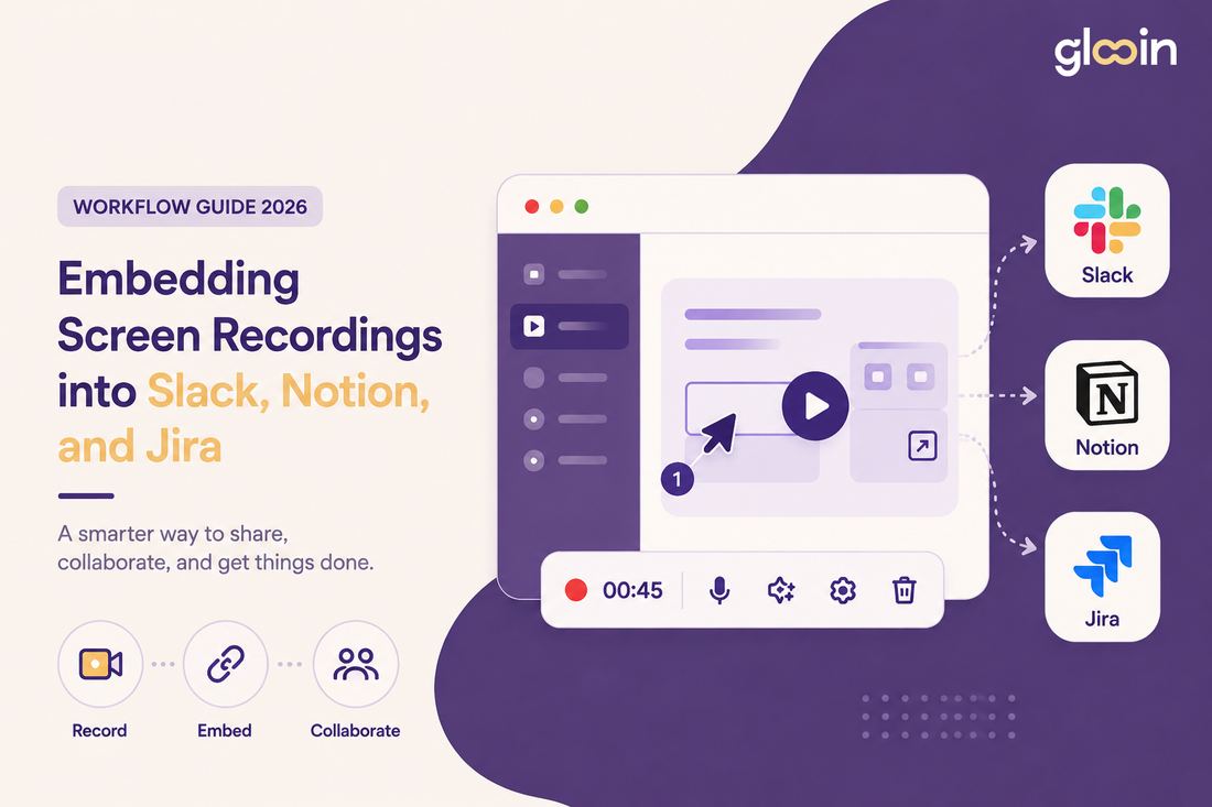 Embedding Screen Recordings into Slack, Notion, and Jira: A 2026 Workflow Guide