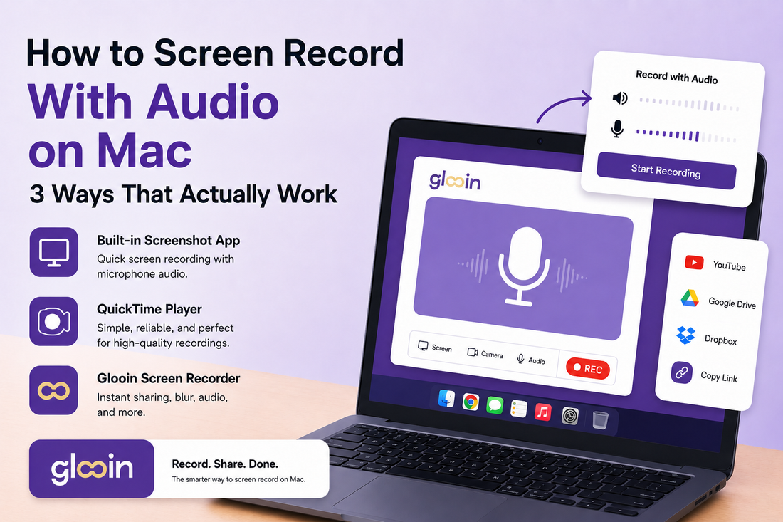 How to Screen Record With Audio on Mac — 3 Ways That Actually Work