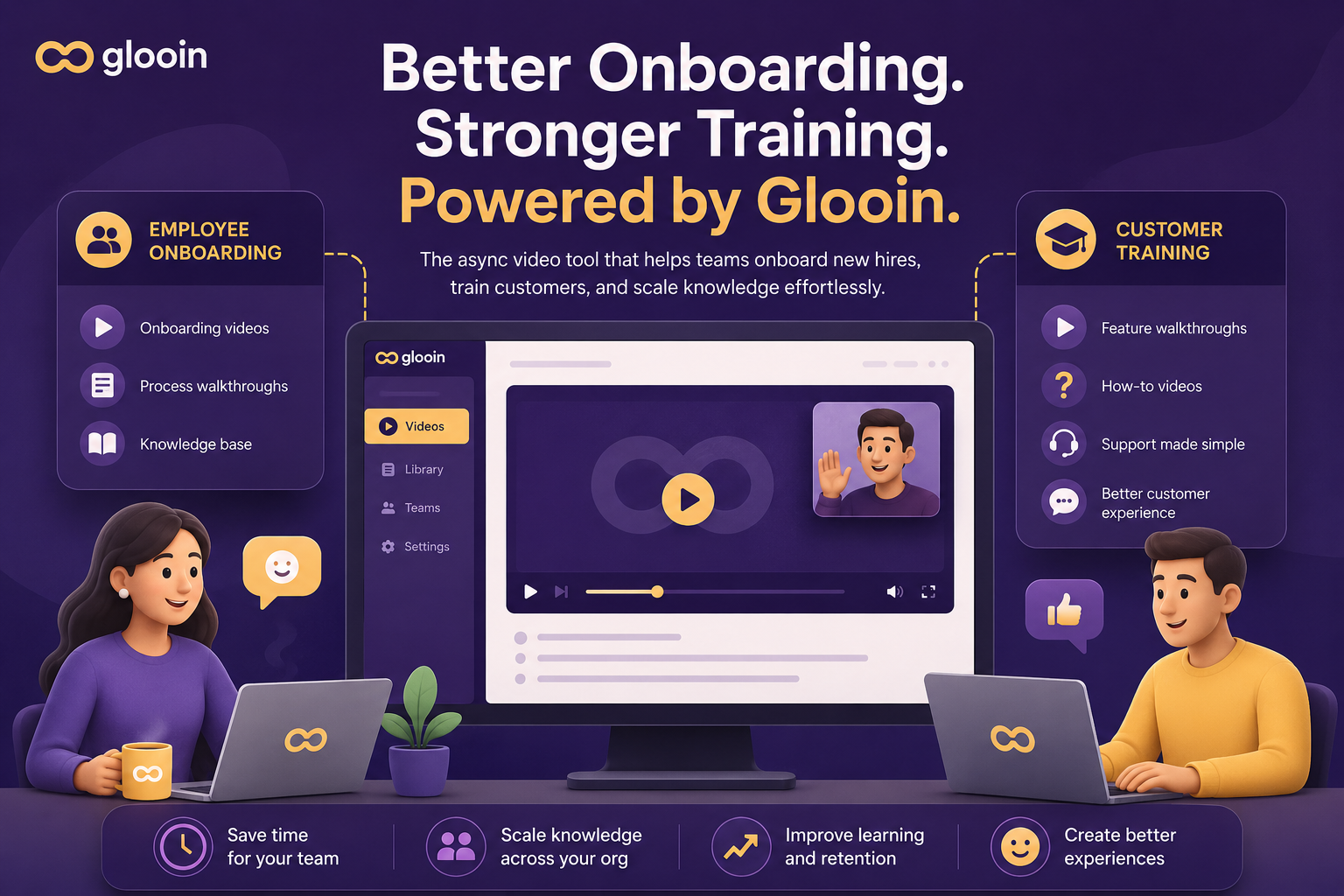 How Glooin supports better employee onboarding and customer training
